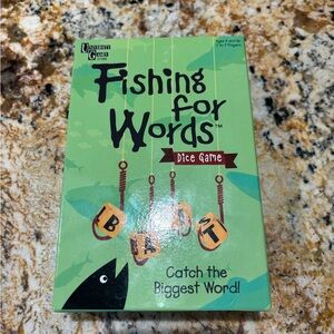 Fishing for Words Dice Game - Green